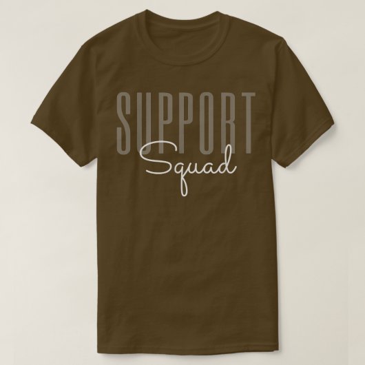 Support Squad Front Kantoor Squad T-shirt (Design voorkant)