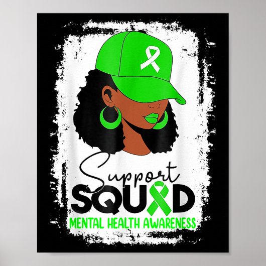 Support Squad Geestelijke Gezondheid Bewustzijn Me Poster (Voorkant)