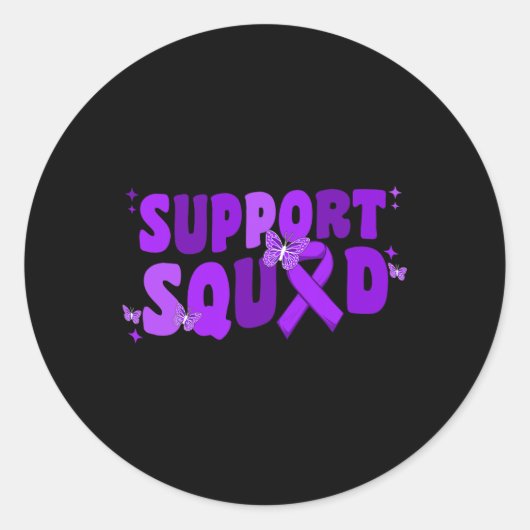 Support Squad Heimerheimer's Awarenes Ronde Sticker (Voorkant)