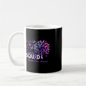 Support Squad Herfst Tree Periwinkle Ribbon Stomac Koffiemok (Links)