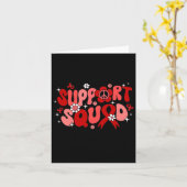 Support Squad Hersenaneurysma Bewustzijnscadeaus Kaart (Gele Bloem)