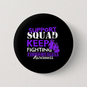 Support Squad I Chronic Pain Response Fibromyalgie Ronde Button 5,7 Cm