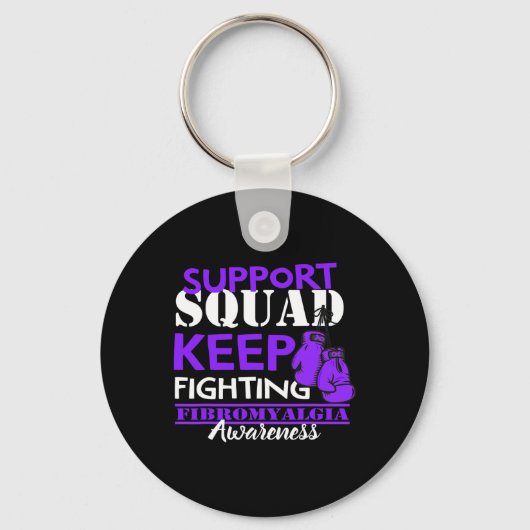 Support Squad I Chronic Pain Response Fibromyalgie Sleutelhanger (Voorkant)
