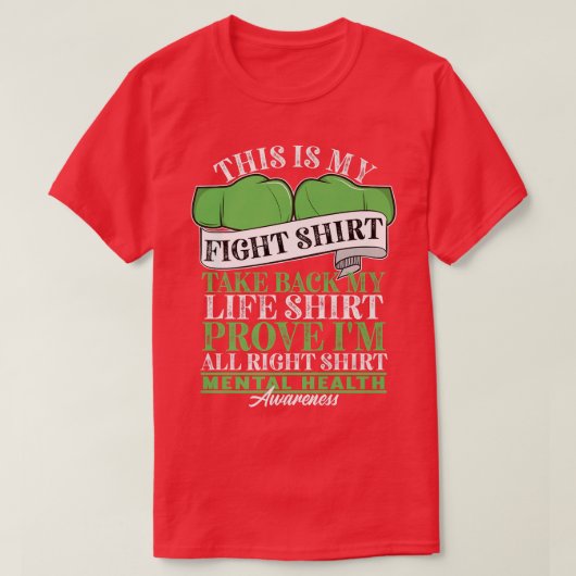 Support Squad I Fight Shirt I Depression & Mental (Design voorkant)