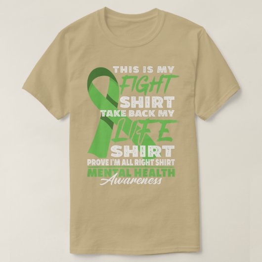 Support Squad I Fight Shirt I Depression & Mental (Design voorkant)