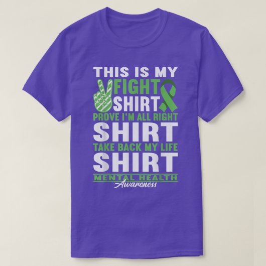 Support Squad I Fight Shirt I Depression & Mental (Design voorkant)