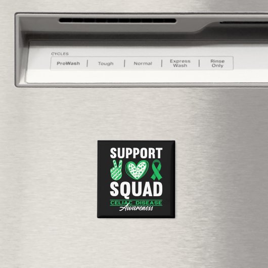 Support Squad I Gluten Free Coeliac Celiac Disease Magneet (Insitu (Vaatwasser))