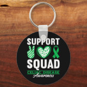 Support Squad I Gluten Free Coeliac Celiac Disease Sleutelhanger (Voorkant)