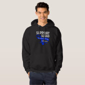 Support Squad I Ik cfs chronische vermoeidheidssyn Hoodie (Voorkant volledig)
