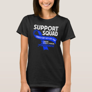 Support Squad I Ik cfs chronische vermoeidheidssyn T-shirt