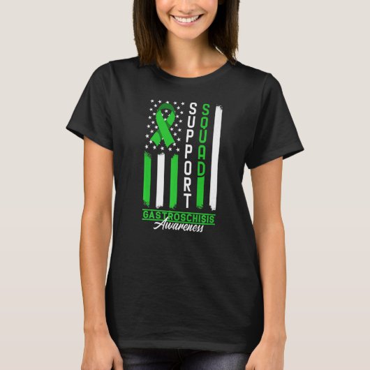 Support Squad I Intestines Birth Defect I Gastrosc T-shirt (Voorkant)