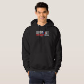 Support Squad I Lung Disease Pulmonary Embolism Hoodie (Voorkant volledig)