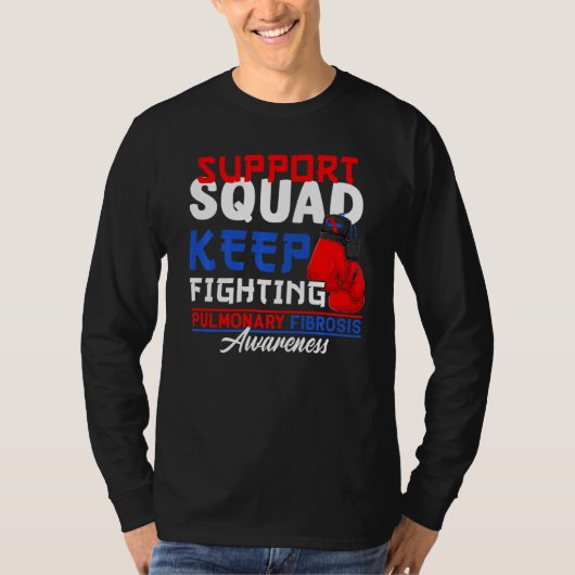 Support Squad I Lung Disease Pulmonary Embolism T-shirt (Voorkant)