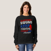 Support Squad I Lung Disease Pulmonary Embolism Trui (Voorkant volledig)