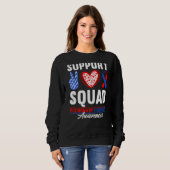 Support Squad I Lung Disease Pulmonary Embolism Trui (Voorkant volledig)