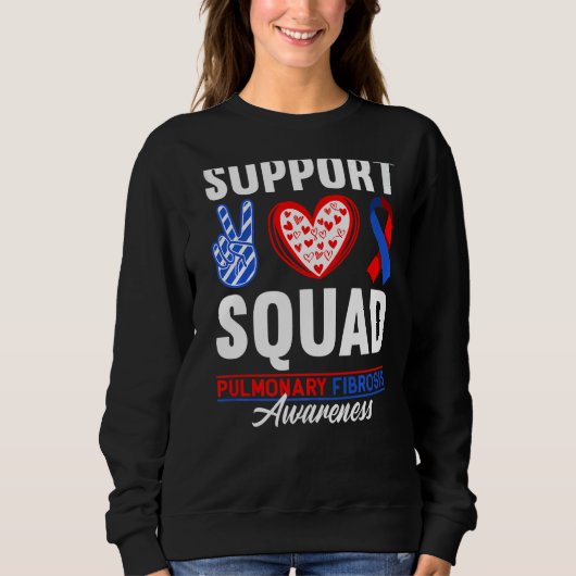 Support Squad I Lung Disease Pulmonary Embolism Trui (Voorkant)