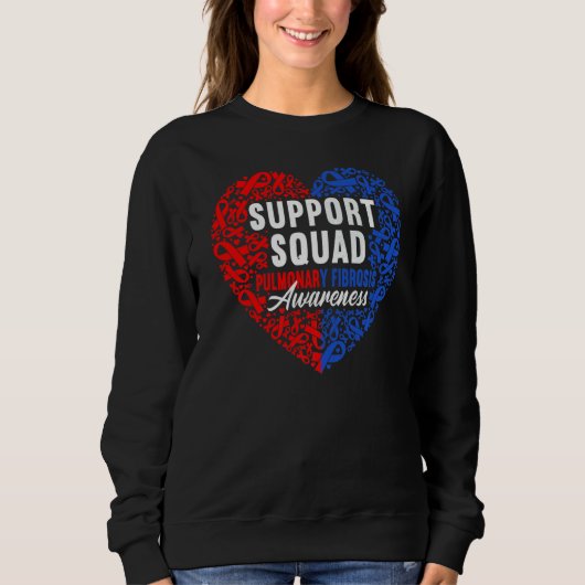 Support Squad I Lung Disease Pulmonary Embolism Trui (Voorkant)