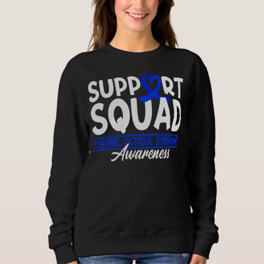 Support Squad I ME CFS Chronisch Vermoeidheidssynd Trui (Voorkant)