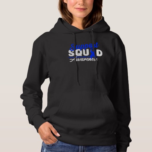 Support Squad I Me Cfs Myalge Encephalomyelitis Hoodie (Voorkant)