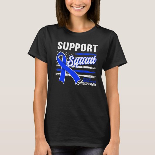 Support Squad I Me Cfs Myalge Encephalomyelitis T-shirt (Voorkant)