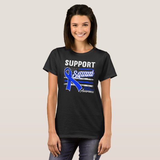 Support Squad I Me Cfs Myalge Encephalomyelitis T-shirt (Voorkant volledig)