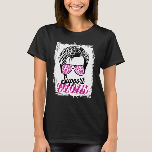 Support Squad I Orofacial Birth Defect Cleft Lip & T-shirt (Voorkant)