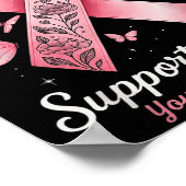 Support Squad Je bent niet de enige Ribbon Awarene Poster (Hoek)