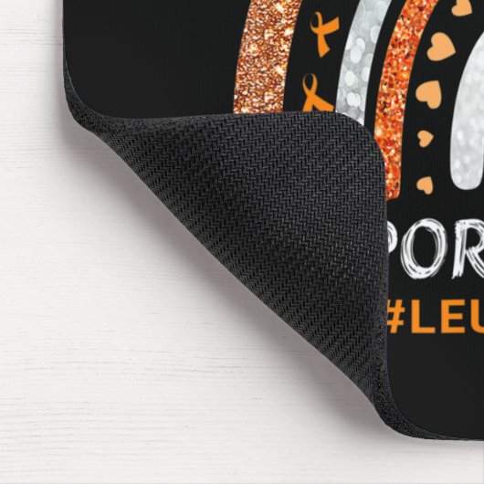 Support Squad Leukemia Awareness Rainbow Gift Warf Muismat (Hoek)