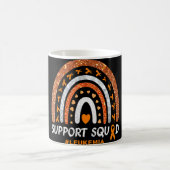 Support Squad Leukemia Awareness Rainbow Warrior Koffiemok (Center)