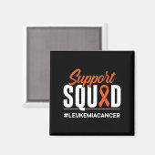 Support Squad Leukemia Cancer Awareness Gift Magneet (Voorkant / Achterkant)