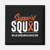 Support Squad Leukemia Cancer Awareness Gift Magneet (Voorkant)