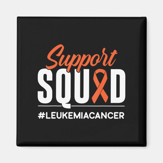 Support Squad Leukemia Cancer Awareness Gift Magneet (Voorkant)