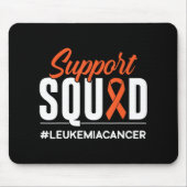 Support Squad Leukemia Cancer Awareness Gift Muismat (Voorkant)