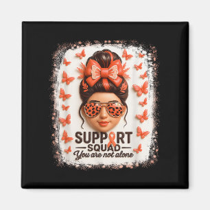 Support Squad Leukemie Lintvlinder Je bent niet al Magneet