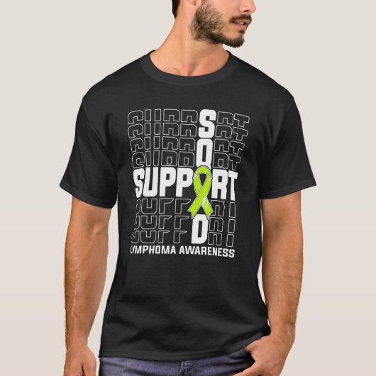 Support Squad Lymphoma Awareness T-shirt (Voorkant)