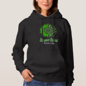 Support Squad Mental Health Awareness Green Ribbon Hoodie (Voorkant)