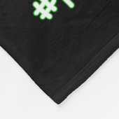 Support Squad Mental Health Awareness Lime Green R Fleece Deken (Hoek)