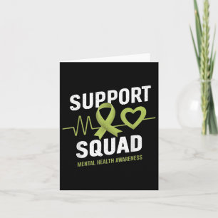 Support Squad Mental Health Awareness Lime Green R Kaart