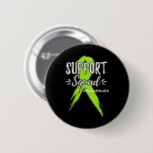 Support Squad Mental Health Awareness Lime Green R Ronde Button 5,7 Cm (Voorkant /achterkant)