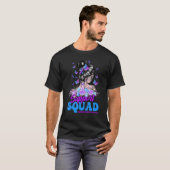 Support Squad Messy Bun Butterfly Emanuel Syndrome T-shirt (Voorkant volledig)