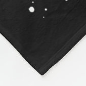 Support Squad Messy Bun Pink Breast Cancer Awarene Fleece Deken (Hoek)