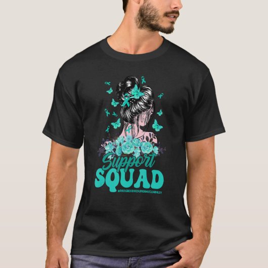 Support Squad Messy Bun Progressive Supranuclear P T-shirt (Voorkant)