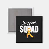 Support Squad Ms Multiple Sclerosis Awareness Oran Magneet (Voorkant / Achterkant)