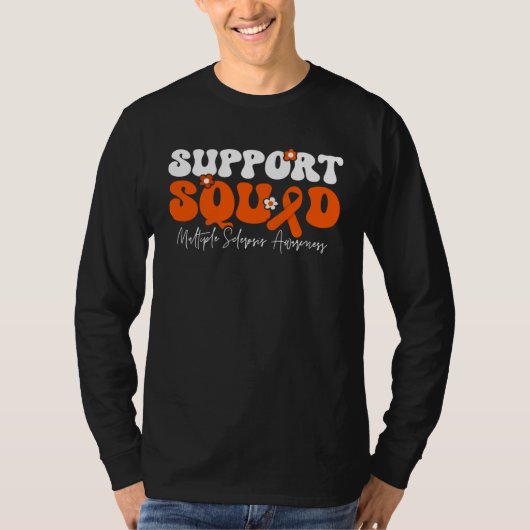 Support Squad Multiple Sclerosis Awareness T-shirt (Voorkant)