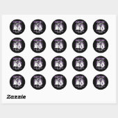 Support Squad Nationale Herstel Maand Verslaving R Ronde Sticker (Vel)