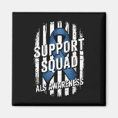 Support Squad ook bewustmakingsmaand Amerikaanse F Magneet (Voorkant)
