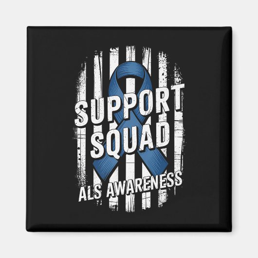 Support Squad ook bewustmakingsmaand Amerikaanse F Magneet (Voorkant)