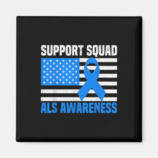 Support Squad ook bewustmakingsmaand Amerikaanse F Magneet (Voorkant)