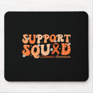Support Squad Orange Ribbon Leukemia Blood Cancer Muismat