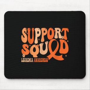 Support Squad Orange Ribbon Leukemia Blood Cancer Muismat